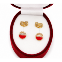 Xuping prémium antiallergén aranyozott cirkónia köves fülbevaló (1325) utolsó darab