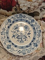 Meisseni hagymamintás kistányér,Crossed sword Meissen onion pattern plate