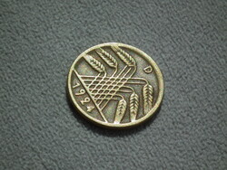 Németország, weimari 5 Pfennig (Rentenpfennig), 1924 D