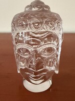 HEMATIC CRYSTAL BUDDHA HEAD CARVING
