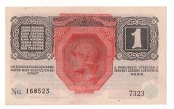 1916 1 korona 7000-s sorozat UNC.
