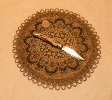 Régi maskara, gyűjteményből. Megújulva! Kés, bicska, tőr, borotva.