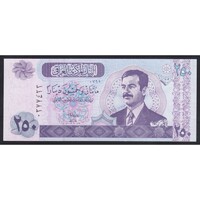 Irak,250 dinars 2002 UNC