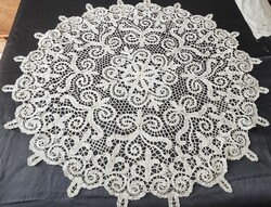 Cca 1918 SZECESSZIÓS ART NOUVEAU KEREK VERT CSIPKE VERTCSIPKE ÉRTÉKES MAGYAR KÉZIMUNKA