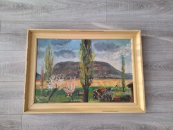 Szűr Szabó József Badacsony c. festménye
