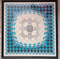 Vasarely opart kompozíciója