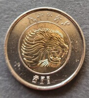 Etiópia bimetál 1 birr 2002 (Zu164)