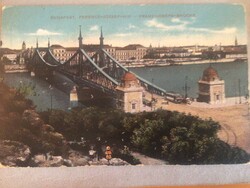 Gyűjtemény ritkítás! Képeslap, régi,  Budapest Ferencz-József híd