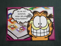 Képeslap,Walt Disney,rajzfilm,mesefigura,Garfield a macska, 2000-