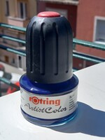 Retro papír írószer: Rotring művészi kék tinta