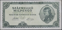 Százmillió Milpengő 1946, VF.
