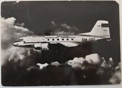 Képeslap, Repülő, IL-14 Német Lufthansa (P7)