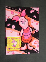 Képeslap,Walt Disney,rajzfilm,mesefigura,Micimackó és barátai,Malacka, 2000-