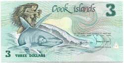 3 dollár 1987 Cook szigetek UNC