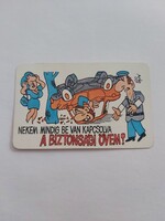 ORSZÁGOS KÖZLEKEDÉSBIZTONSÁGI TANÁCS - ÁB kártyanaptár 1985 - NEKEM MINDIG BE VAN KAPCSOLVA ...