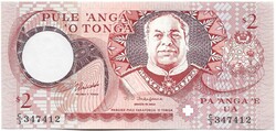 2 panga paanga pa'anga 1995 Tonga 2. UNC