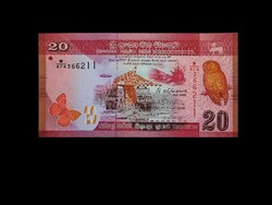 SRI LANKA – 20 RÚPIA – 2016   UNC