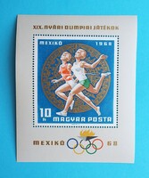 (Z) 1968. Olimpia V. blokk** - Mexikó - (Kat.: 350.-)