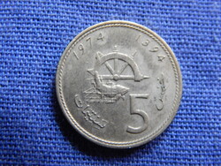 Marokkó 5 Santimat 1974