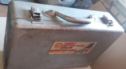 Shell Logo Metal Suitcase