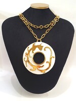 Vintage Crown TRIFARI 18kt aranyozott "Dragon" Nyaklánc