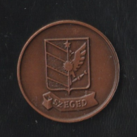 Emlékérme Szeged Bronz