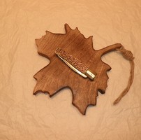 Régi maskara bicska, megújulva. Gyűjteményből. Kés, bicska, tőr, borotva.