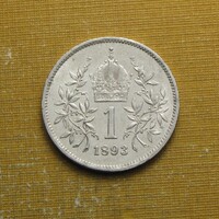 Ferenc József 1893 1 Corona UNC Extra!