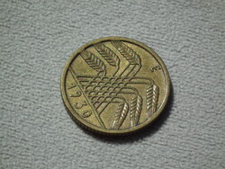 Németország, weimari 10 Pfennig (Reichspfennig), 1930 E