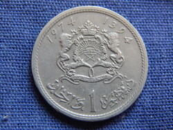 Marokkó 1 Dirham 1974