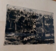 Bordás Ferenc 1911-1982 - Rézkarc