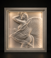 Marilyn Monroe – Illuminated Pop Art Relief Monumental Image