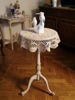 Nagyon ritka, Gebrüder Heubach  jelölt, kézzel festett Szenegáli jégmadárpár porcelán figura.