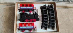 Vintage Meteor train set with pullable locomotive