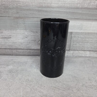 Coca-Cola Black Glass Mug