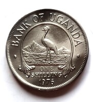 Uganda 1 shilling 1976 (KA110)