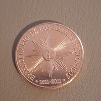 Uruguay 50 peso, 2011 - Forradalom Spanyolország ellen - Emlékérme