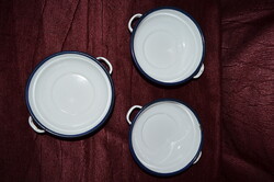 Hollóházi enamel small bowls