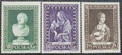 LEN990-2 / Lengyelország 1956 Múzeumi Hét bélyegsor postatiszta