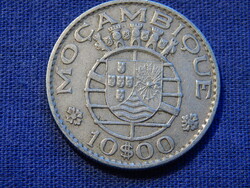 Portugál Mozambik 10 Escudos 1974