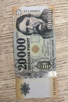 Tükörszámos 20.000 Ft (2023) – UNC