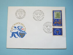 FDC (C1) - 1974. Stockholmia - (Kat.: 150.-)