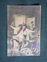 Képeslap,népviselet,népművészet,mulatozó betyár,1901-