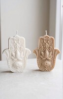 Hamsa kéz gyertya