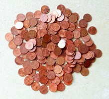 174 db Vegyes 1 Euro Cent Rengeteg Eurós Országból Érme