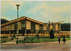 Képeslap, Balaton, Balatonföldvár. Motel étterem 1967  (e)