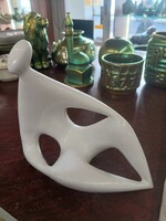 Zsolnay eozin könnyöklö art deco figura. Török J. Terve