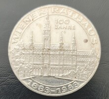 1883-1983. 500 schilling 100 éves a  Bécsi Városháza
