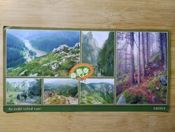 Románia, Erdély, Az erdő veled van!, Kárpát Egyesület Eger kiadás, postatiszta