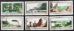 ND1179-84p / NDK 1966 Természetvédelem bélyegsor pecsételt